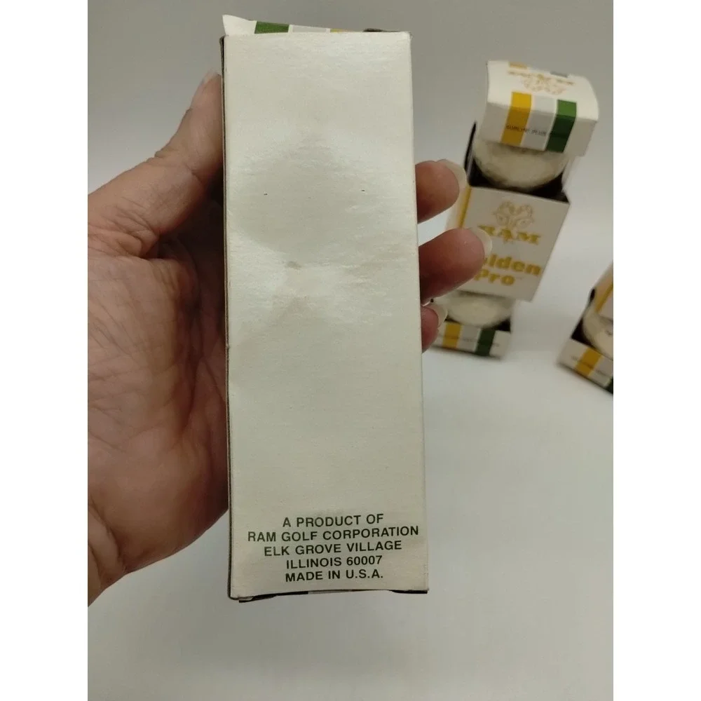 New Never Used Vintage Ram Golden Pro 3 Sleeves 3 Golf Balls Each